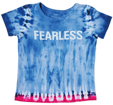 Fearless Blue & Red Girls Shirt