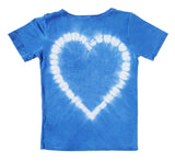 Blue Back Heart Girl Shirt