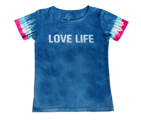 Blue Petit Punch Love Life Shirt