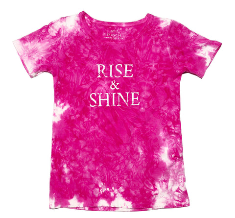 "Rise & Shine" Organic Girls T-shirt