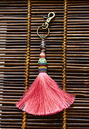 Pink Tassel Adornment
