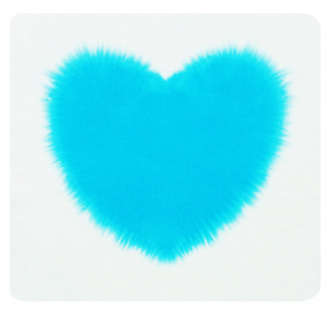 Sweetest Turquoise heart Baby  Mini Throw