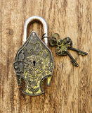 Old Buddha Lock with Keys